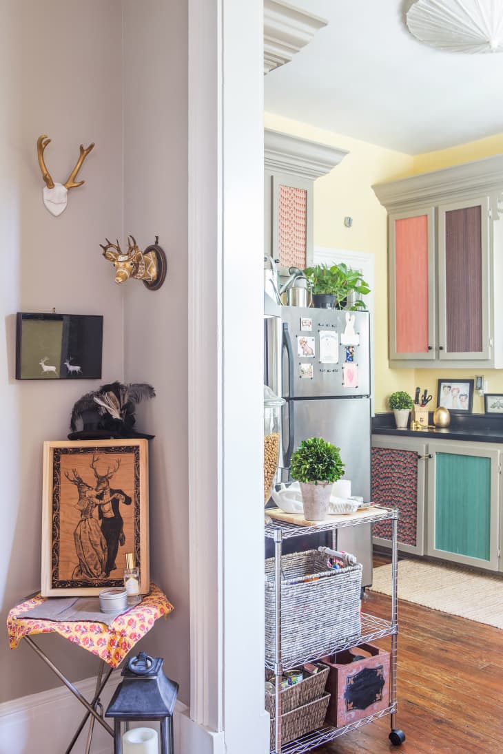 DIY Washi Tape Kitchen Cabinet Costs | Apartment Therapy